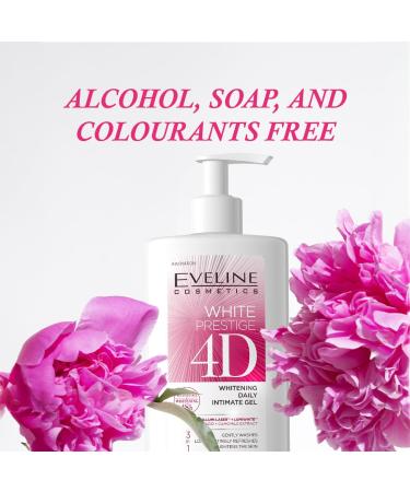 Eveline White Prestige 4D Intimate Daily Bleaching Gel 250ml - Best Skin Brightening Solution for Intimate Areas | Shop Internationally - Buy Online on GoSupps.com