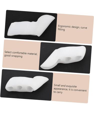 Hemoton 36 pcs Silicone Gel Toe Separators & Bunion Guards - Thumb Protectors, Toe Sleeves - Pinky Foot Adjuster - White Color - Skin-friendly - 6x2x0.6cm (3pcs) - Buy Online on GoSupps.com