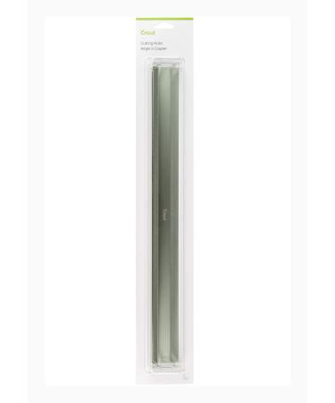 Cricut Metal Ruler - Safety Cutting Ruler for Use with Rotary Cutters, Cricut TrueControl knife, Xacto knife - Great For Quilting, Scrapbooking, Crafting and Paper Cutting - 18", Mint