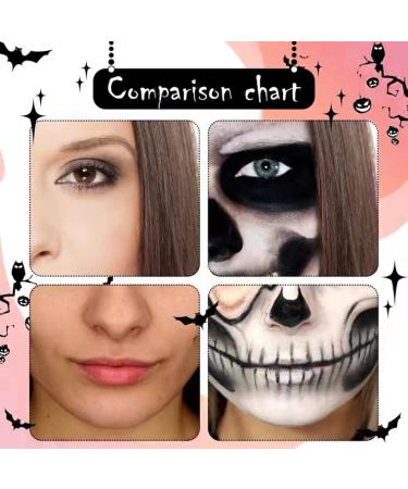 Highly Pigmented Non-Toxic Face & Body Color Stick for Halloween & Cosplay - SFX Makeup Pencil (White & Black) - Buy Online on GoSupps.com