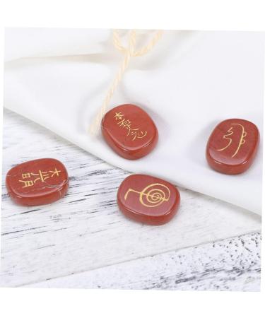 Holibanna Blue Model Foam 3pcs Palm Stone Mini Knit Hats Crystal Stone Pocket Worry Stone Chakra Gemestone Decoration Natural - Buy Online on GoSupps.com