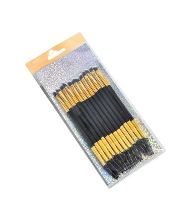Beavorty 12pcs Set filling eyebrow applicator eyebrow eyelash brush angled eyebrow brush eyebrow comb concealer eyelash curler eyebrow brush double makeup mascara brush spiral applicator 14x0.6cm Golden