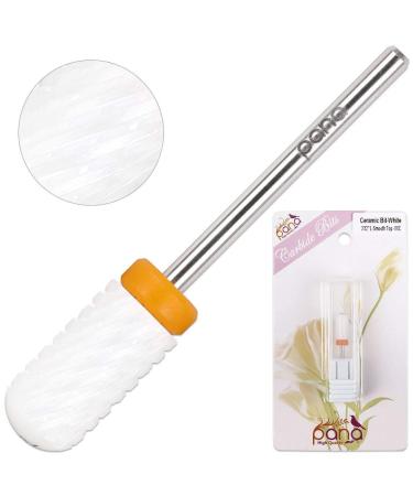 PANA 3/32 Shank USA Smooth Top Large Barrel White Ceramic Bit - 2X Coarse Grit Nail Drill Bit - Buy Online on GoSupps.com