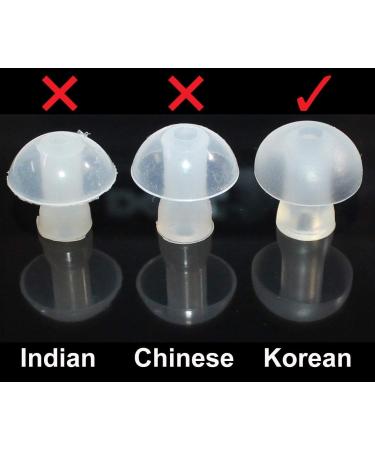 FCS Ear Tips Silicone Earplug Domes - Replacement for BTE & Pocket Hearing Aids (Large 14mm 6 Pack) - International Shipping Available - Buy Online on GoSupps.com