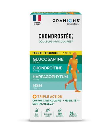 CHONDROST O - Format conomique - 2 MOIS - 180 comprim s FORMAT 2 MOIS
