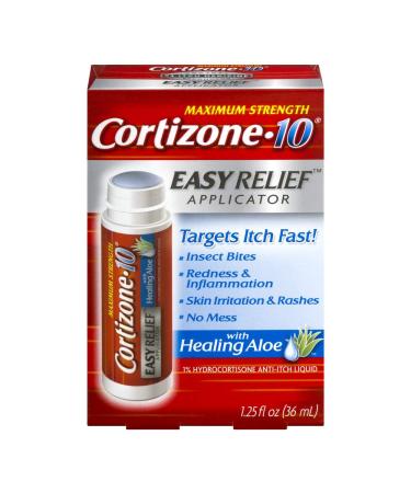 Cortizone 10 Easy Applcto Size 1.25z Cortizone 10 Easy Relief Applicator With Healing Aloe 1.25oz 1.22 Fl Oz (Pack of 1)