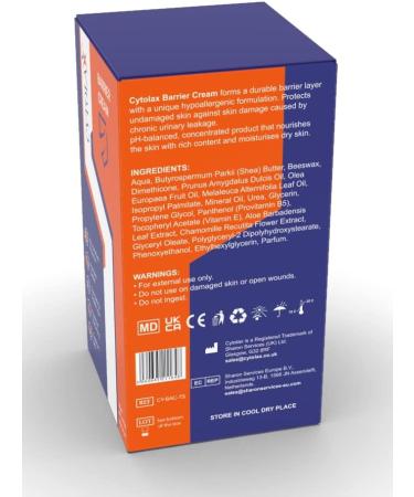 20pk Cytolax Barrier Cream 10g Sachets | Transparent & Durable 24hour protection | Prevents Bed Sores | Improves Elasticity & Repairs Damaged Skin | with Shea Butter & Aloe Vera extracts | Travel Size - Buy Online on GoSupps.com