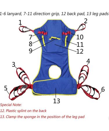 Patient Lift Sling - Transfer Blanket for Bed Positioning and Lifting - Large Medical Device for Bariatric Caregiver Elderly Disabled Bedridden - Mesh with Handles L - Buy Online on GoSupps.com
