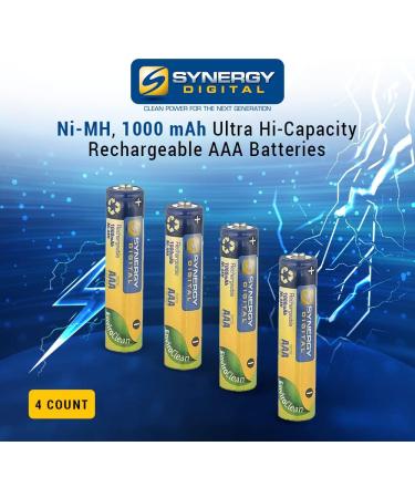 Synergy Digital Baby Monitor Batteries - Compatible with Angelcare AC605 | 20 x AAA Rechargeable Ni-MH 1.25V 1000mAh Combo-Pack - Buy Online on GoSupps.com