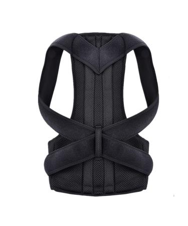 ZUIAI Posture Corrector for Men and Women Back Posture Brace Clavicle Support Stop Slouching and Hunching Adjustable Back Trainer(XXL) XX-Large B
