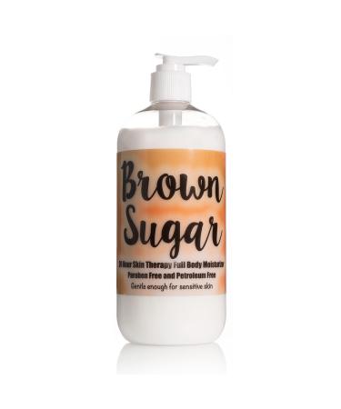 The Lotion Company 24 Hour Skin Therapy Lotion  Full Body Moisturizer  Paraben Free  Made in USA  Sweet Brown Sugar Fragrance  w/Aloe Vera 16 Ounces Brown Sugar 16 fl oz.