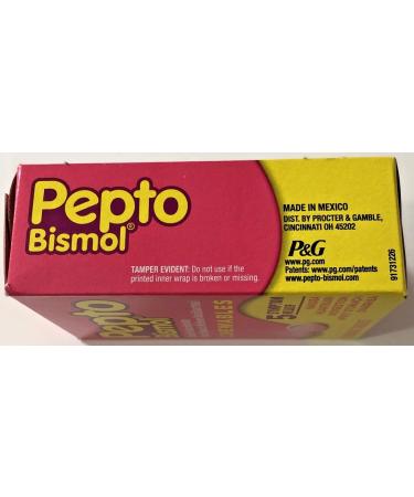 Pepto-Bismol Tablets 48ct - Fast Relief for Upset Stomach & Diarrhea - Buy Online on GoSupps.com