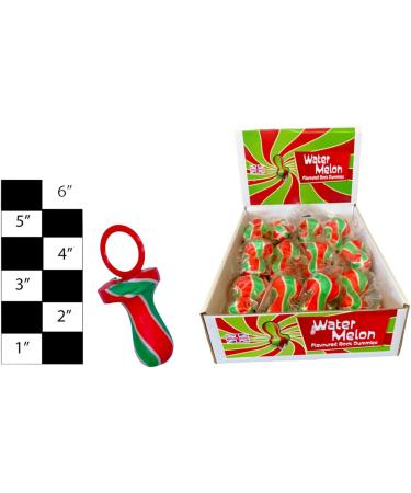 Watermelon Rock Gift Pack 20 X Rock Sticks 4 X Rock Dummies 2 X Large Wheel Lollies Handmade Traditional Rainbow Classic Sweets Retro Seaside Gift Wholesale Confectionery - Buy Online on GoSupps.com