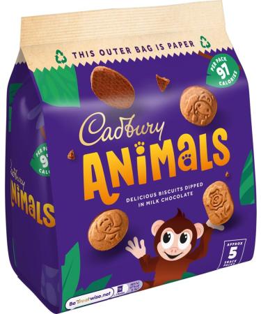 Cadbury Animals Mini Biscuits 99.5g - Delicious Animal-Shaped Snack for Kids and Adults - Buy Online on GoSupps.com