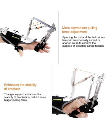 Finger Rehabilitation Adjustable Finger Wrist Orthotics Rehabilitation Trainer Tendons Exercise for Stroke Hemiplegia - Buy Online on GoSupps.com