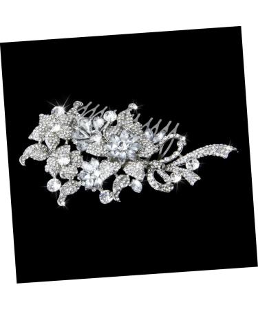 DOITOOL Bridal Hair Side Comb Combs for Women Hair Accessories for Women Crystal Headpiece Hair Teasing Comb Women Hair Accessories Tiara Women Hair Clip Bride Hair Plug Bow Tie - Buy Online on GoSupps.com