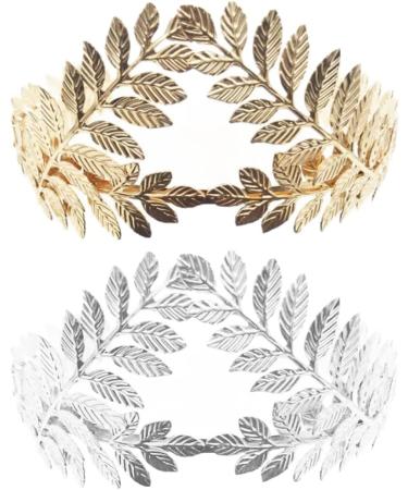 Headband Gold Leaf Headband Metal Leaves Bride Wedding Headpiece Head Wear Accessories For Women - Buy Online on GoSupps.com