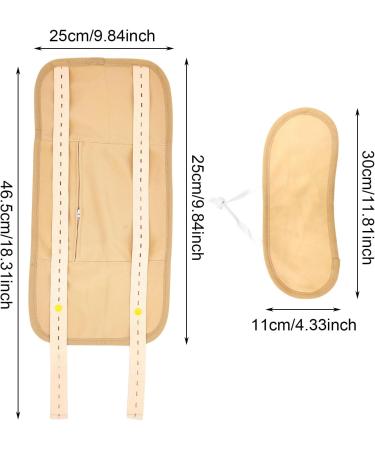 Buy Eupsiiu 2-Piece Reusable Castor Oil Pack Wrap Kit for Belly & Neck - Adjustable & Comfortable - Buy Online on GoSupps.com