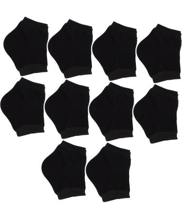 Healeved 50 Pairs Silicone Heel Socks Washable Foot Sleeve Dry Heels Socks Washable Heel Socks Reusable Heel Sock Moisture Socks for Dry Feet Foot Supply Elasticity Casual Socks - Buy Online on GoSupps.com