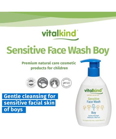 Premium Natural Sensitive Face Wash for Boys | Safe & Gentle Children's Cosmetic - Buy Online on GoSupps.com