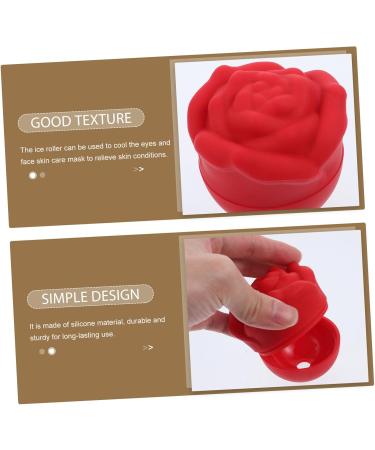 FRCOLOR Rose Face Ice Tray - 5pcs Silicone Mini Face Roller Cube Mold for Ice Circles & Popsicles - Food Grade & Reusable - Buy Online on GoSupps.com