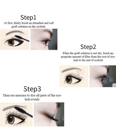 QIC 2 in 1 4D Dual Brush Silk Fiber Lash Mascara - Waterproof, Smudge-Proof & Hypoallergenic - Thickening, Lengthening & Long-Lasting - Very Black Eyelash Curling Formula - Buy Online on GoSupps.com