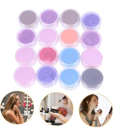 NUOBESTY Glitter Eyeshadow 16pcs Eye Shadow Glitter Pigment Eyeshadow Pigment Eyeshadow Powder Nail Powder Manual Glitter Powder - Buy Online on GoSupps.com