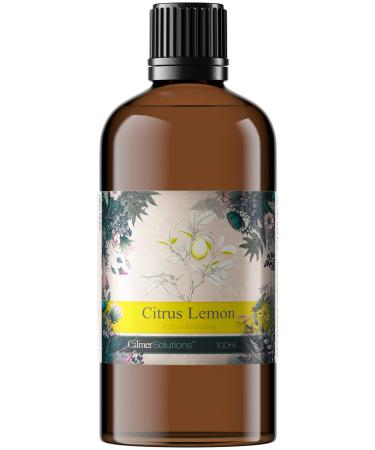 Calmer Solutions | Lemon - 100ml | Skin Fungal infections Refreshing Clarity | Pure 100% UK Sourced Natural Essential Oils | Professional or Home use | Diffusers Humidifiers Candles & More Bergamot One Size