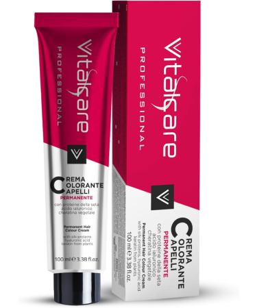 Vitalcare Professional permanent hair color hair color with silk protein no 63 dark blonde gold 100 ml - Buy Online on GoSupps.com