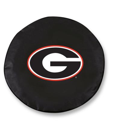 Georgia Bulldogs Tire Cover Black C (31.25"x12")