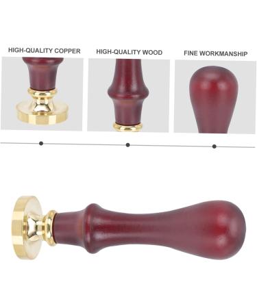 Didiseaon 3 Pcs Dispensing Plate Tool Sealing Wax Stamper Wax Seal Stamp Eyeshadow Stamper Copper Copper Head 1 count (Pack of 1) Brownx3pcs - Buy Online on GoSupps.com
