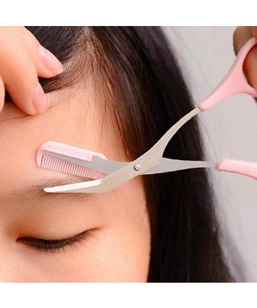 CHUANGOU 8 Styles Eyebrow Stencils Set - DIY Makeup Tool for Girls & Women | Pink Eyebrow Shaper - Buy Online on GoSupps.com