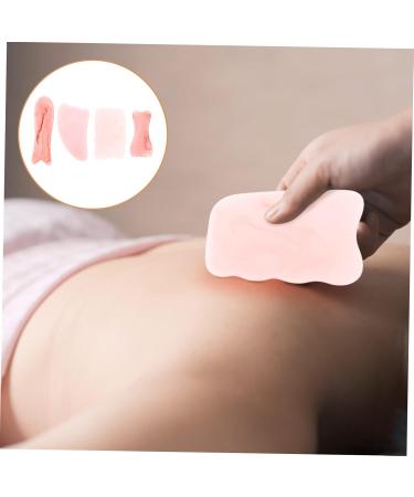 Coolhiya 4-Piece Guasha Tool Set - Face & Body Massage Board for Acupuncture & Relaxation | Portable Schabestein Gua Sha Tools - Buy Online on GoSupps.com