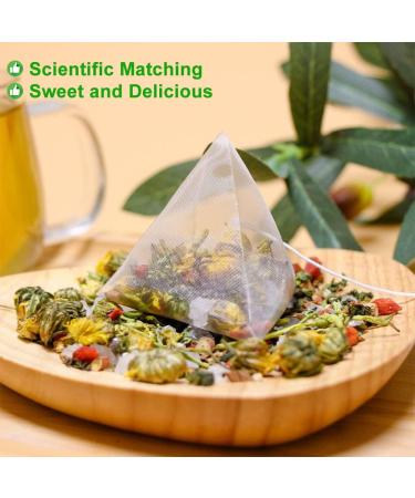 Plant Gift Honeysuckle Tea Bag 8.81oz (5g*50bags) Rock Sugar Licorice Chinese Pure Natural Health Care Mixed Tea Combination of Floral Tea 250g - Buy Online on GoSupps.com