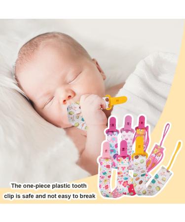 Yateicbc Baby Pacifier Chain for Boys - 6 BPA-Free Fabric Bands Essential Newborn Dental Toys & Nucky Chain - Buy Online on GoSupps.com