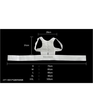 Adjustable Posture Back Brace Support Belt Lumbar Waist Shoulder Corset Spine Support Posture Correction Back Support Bk XL - Buy Online on GoSupps.com