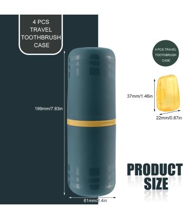 Ugbo Travel Toothbrush Set - 3 Portable Toothbrushes & Etui Case for Camping Business Trips & Home - Buy Online on GoSupps.com