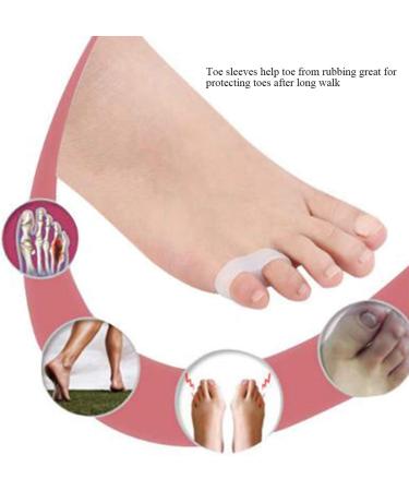 10pcs Gel Little Toe Buddy Corrector & Straightener - Bunion Pads for Tailor's Bunion Pain Relief - Buy Online on GoSupps.com