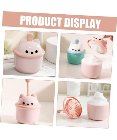 PLAFOPE Facial Foamer Washing Face Bubble Maker Foam Bottle Pump Face Cleaning Foam Makers Facial Foams Maker Cup Foam Dispenser Bottle Face Bubble Maker 6.80X6.50X6.50CM Pink - Buy Online on GoSupps.com