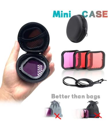 GoPro Hero 8/9/10 Dive Filter Set - Red Light Red Magenta Filters for Underwater Video/Photography - Buy Online on GoSupps.com