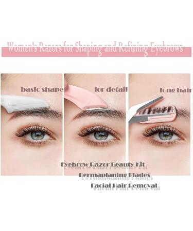 Dermaplaning Blades Kit for Face & Eyebrows - 7pcs Stainless Steel Razors for Men & Women - Buy Online on GoSupps.com
