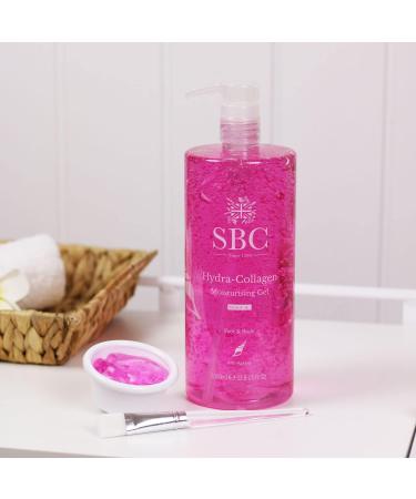 SBC Skincare Hydra-Collagen Moisturising Gel 1000ml - Anti-Ageing Face & Body Gel, Oil-Free Lightweight Moisturizer - Collagen Skincare Lotion 1L - Buy Online on GoSupps.com