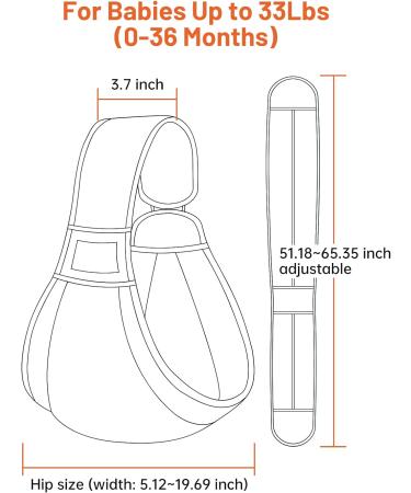 Mumgaroo Adjustable Baby Sling Carrier | Breathable & Comfortable | Cartoon Printed | 0-36 Months - Buy Online on GoSupps.com