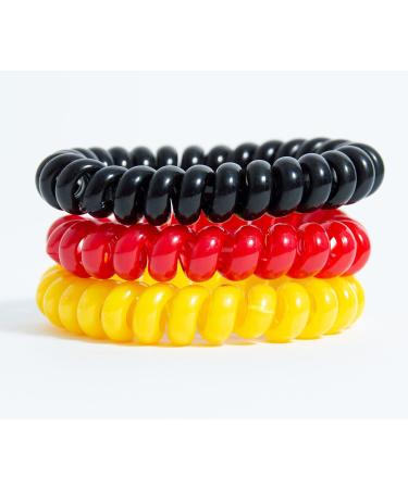 Germany Fan Article Set of 3 Elastic Hair Ties - Durable Ponytail Holders for EM Fans - Buy Online on GoSupps.com