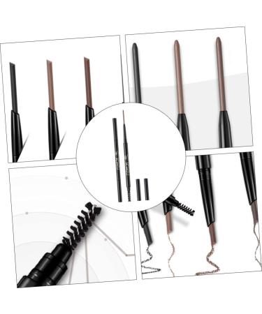 Healvian 2 1 Eyebrow Makeup Tools Eyebrow Liner Keychain Comb Triangle Eyebrow Pencil Makeup Accessories 1 count (Pack of 1) Grey - Buy Online on GoSupps.com