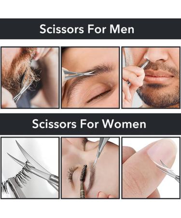 zCloud Cuticle Scissors Beauty Scissors Stainless Steel Curved Manicure Cuticle Scissors Professional Pointed Tip Grooming kit for Dry Skin Eyebrow Eyelash Eyebrow tweezers - Buy Online on GoSupps.com