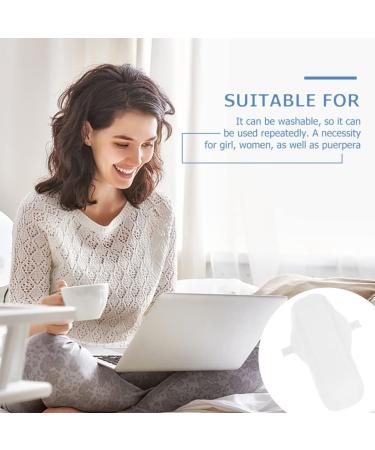 Operitacx 3Pcs Reusable Sanitary Pads Set | Washable Mama Cloth | Cotton Panty Liners | Incontinence Pads | 27x7x1cm - Buy Online on GoSupps.com