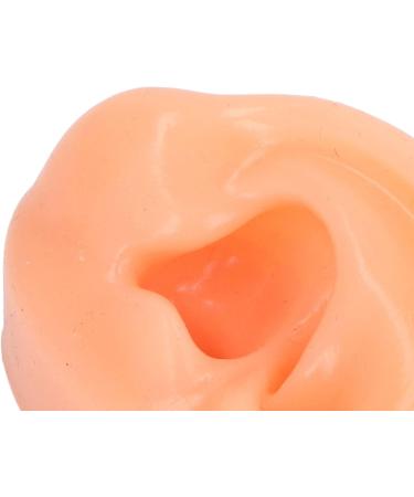 Buy Silicone Ear Model - Soft Simulation Hearing Tool for Display | Fleshcolor with Black Stand (Right Ear) - International Shipping Available - Buy Online on GoSupps.com