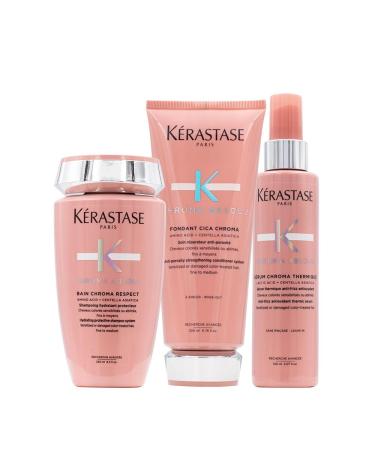 K RASTASE Kerastase Chroma Absolu Bain Chroma Respect 250ml Fondant Cica Chroma200ml Thermal Serum150ml