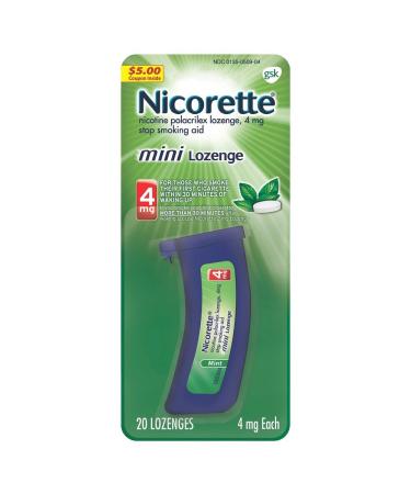 Nicorette Mini Lozenge 4mg (20-Count)